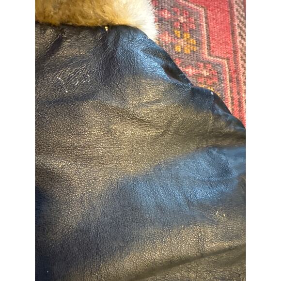 Vintage Faux Mink Fur Full Length Coat XL - Picture 13 of 16